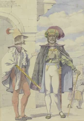 Schizzo per illustrare la gelosia, 1853